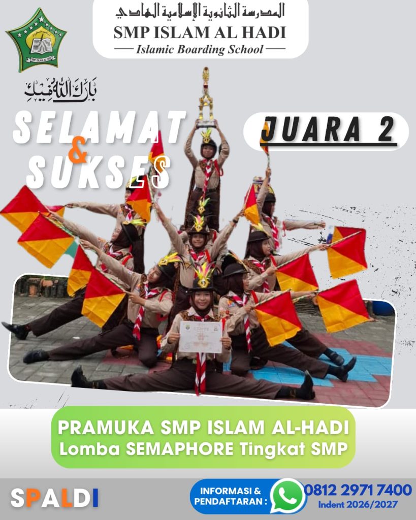 SMP Islam Al Hadi Raih Juara 2 Dance Semaphore Se-Sukoharjo